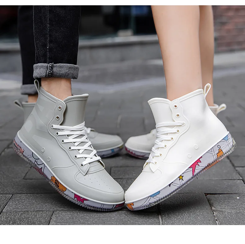 Men Rain Boots Fashion Trendy  - đánh giá và giá Fishing Boots