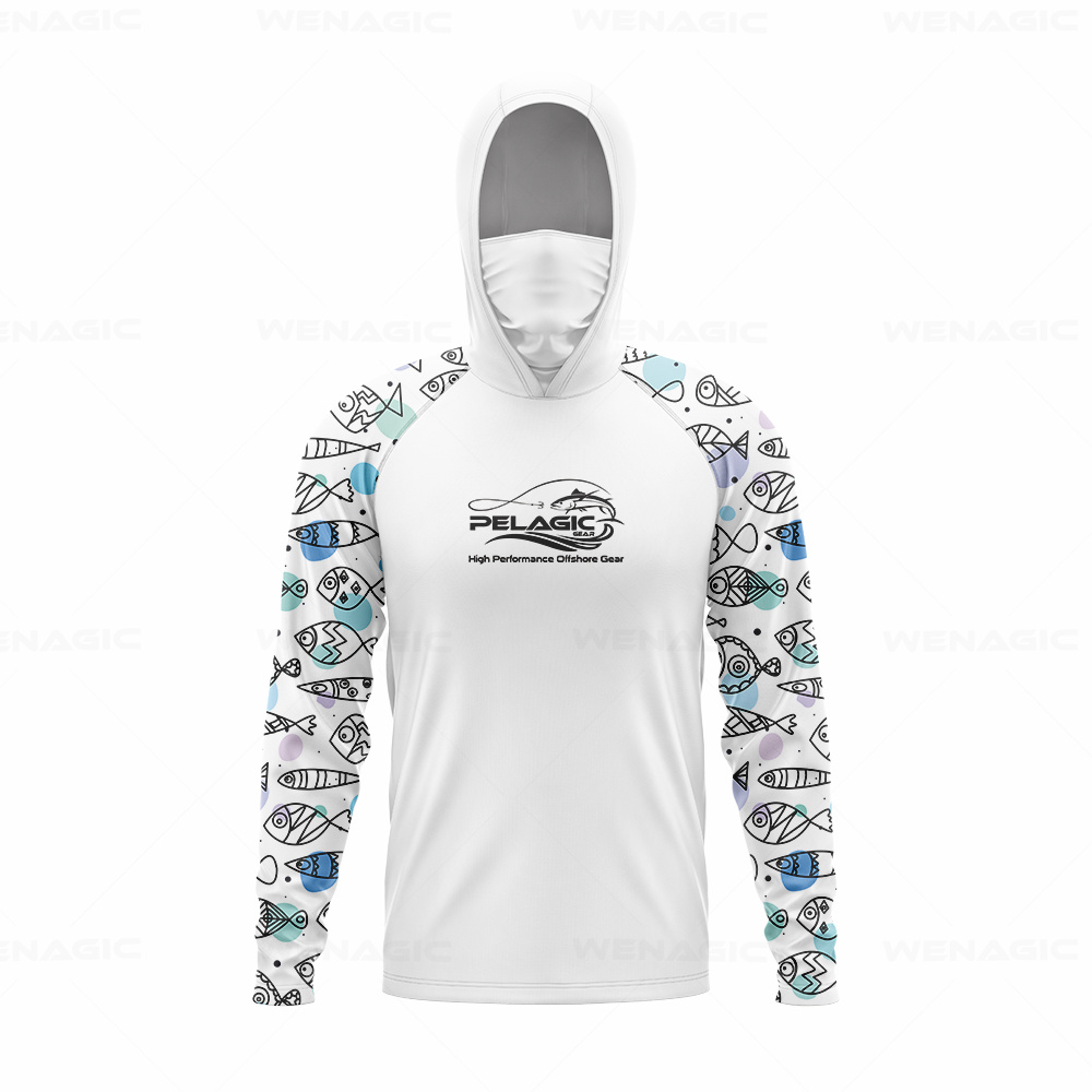 pelagic gear Men Hood Fishing  - đánh giá và giá Fishing Shirt Uv Protection