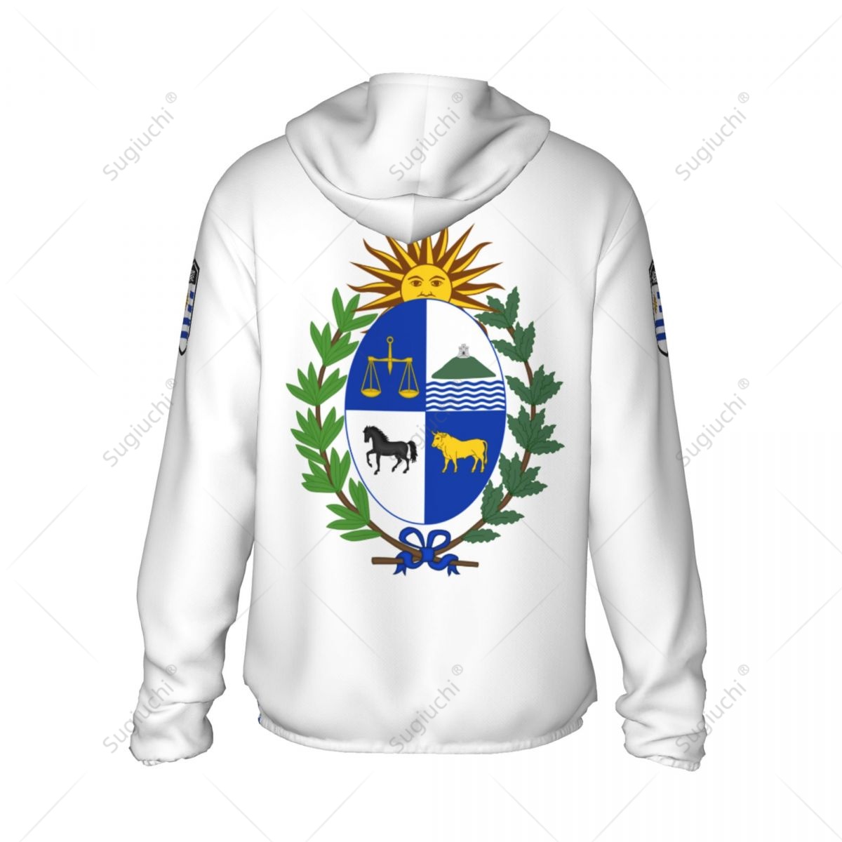 Uruguay Flag Sun Protection Ho - đánh giá và giá Fishing Hoodie