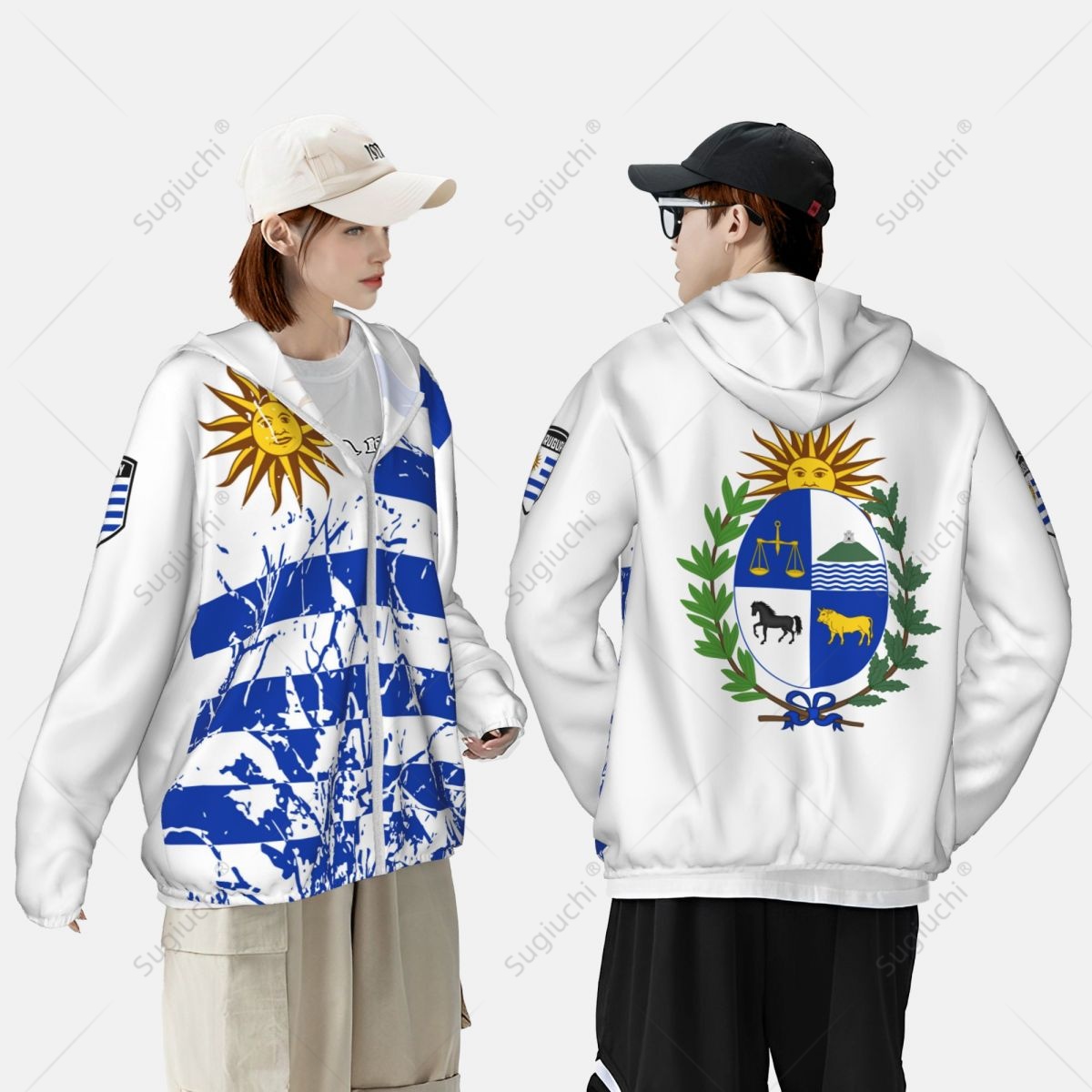 Uruguay Flag Sun Protection Ho - đánh giá và giá Fishing Hoodie