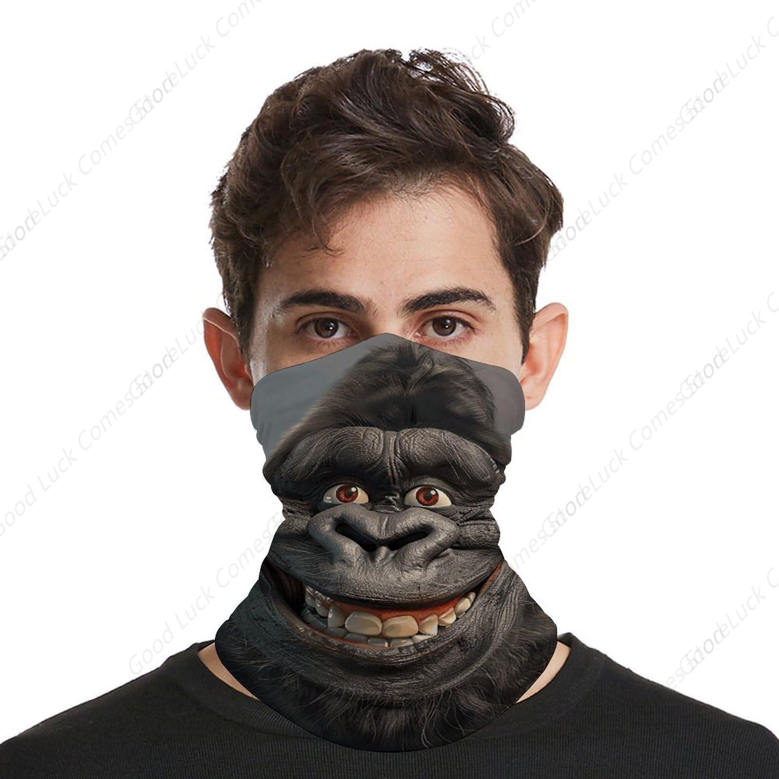 Smiling Gorilla Photo Bandana  - đánh giá và giá Fishing Mask Sun Protection
