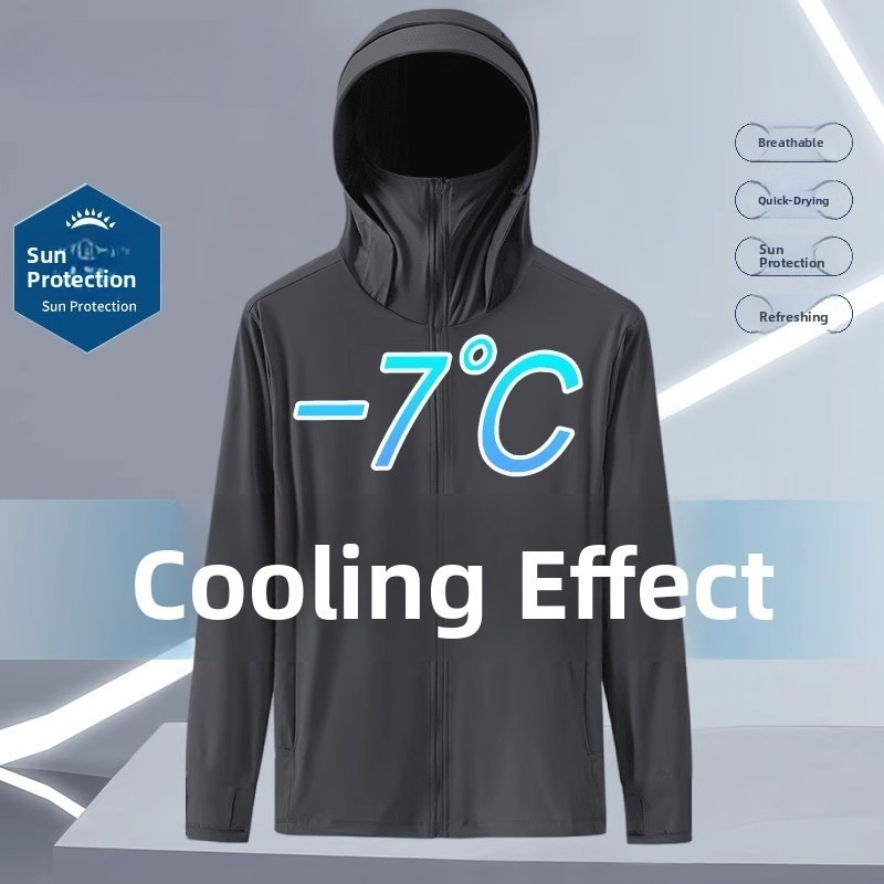 Summer Ice Silk Thin Hooded UV - đánh giá và giá Fishing Hoodie