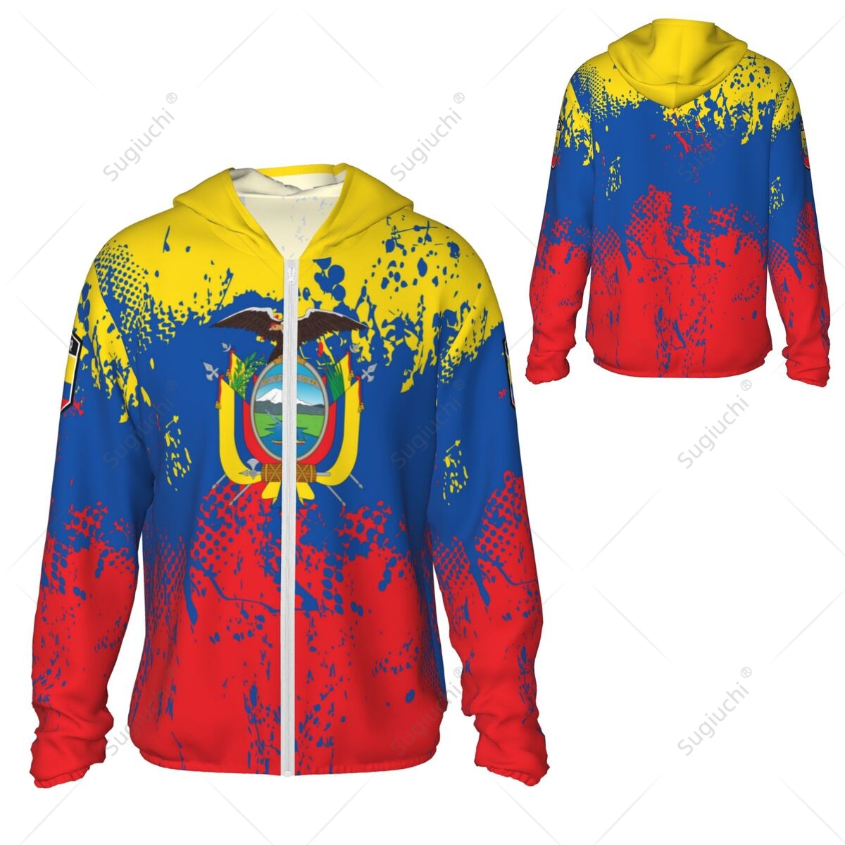 Ecuador Flag Sun Protection Ho - đánh giá và giá Fishing Hoodie