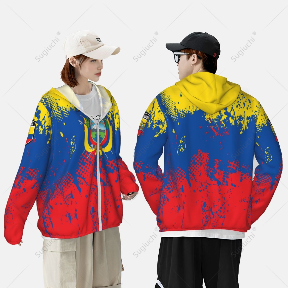 Ecuador Flag Sun Protection Ho - đánh giá và giá Fishing Hoodie