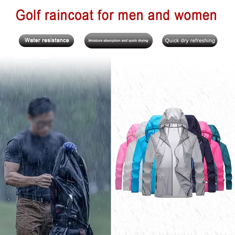 Golf Raincoat Lightweight Jack - đánh giá và giá Fishing Jacket Waterproof