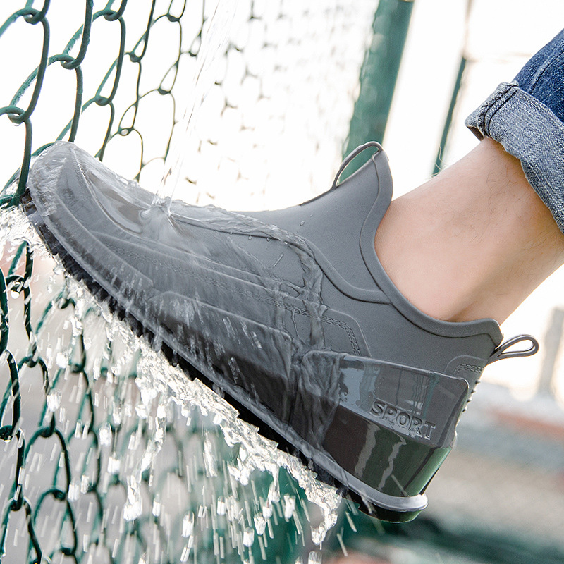 Summer men's short tube rain b - đánh giá và giá Fishing Boots