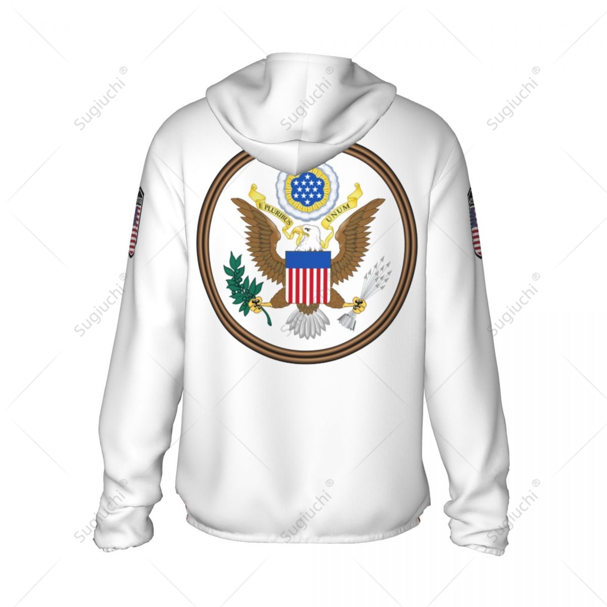 United States Flag Sun Protect - đánh giá và giá Fishing Hoodie