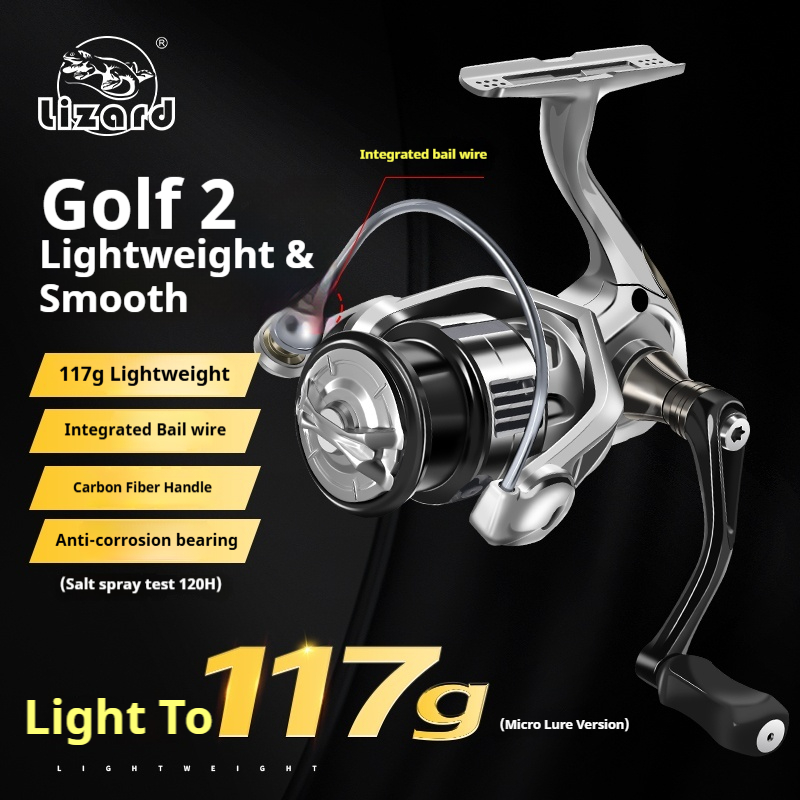 Lizard Golf 2 Metal Spool Reel - đánh giá và giá Abu Garcia Reel Max